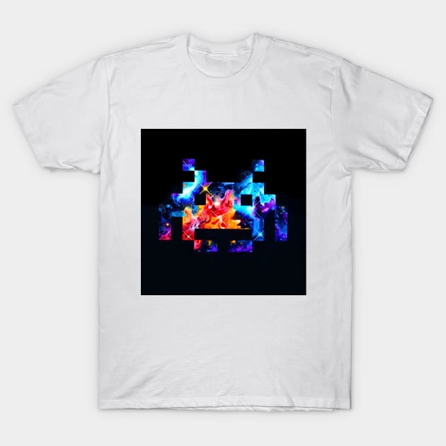 Space Invaders T-Shirt by morse_illustration